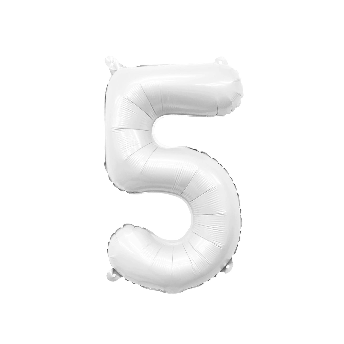 White Mylar Number Balloons (32 Inches)