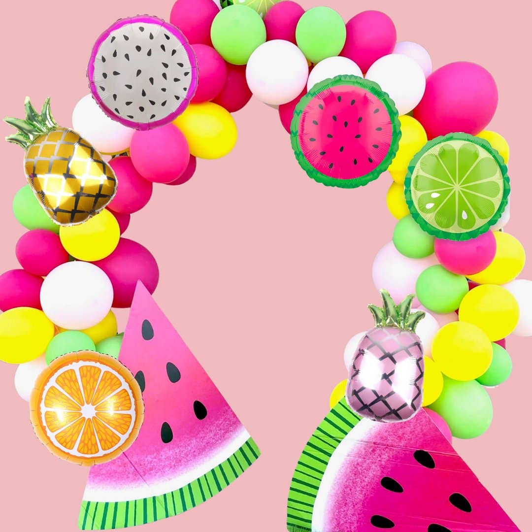 Tropical Pineapple Mylar Foil Balloon (Yellow - 18 Inches)