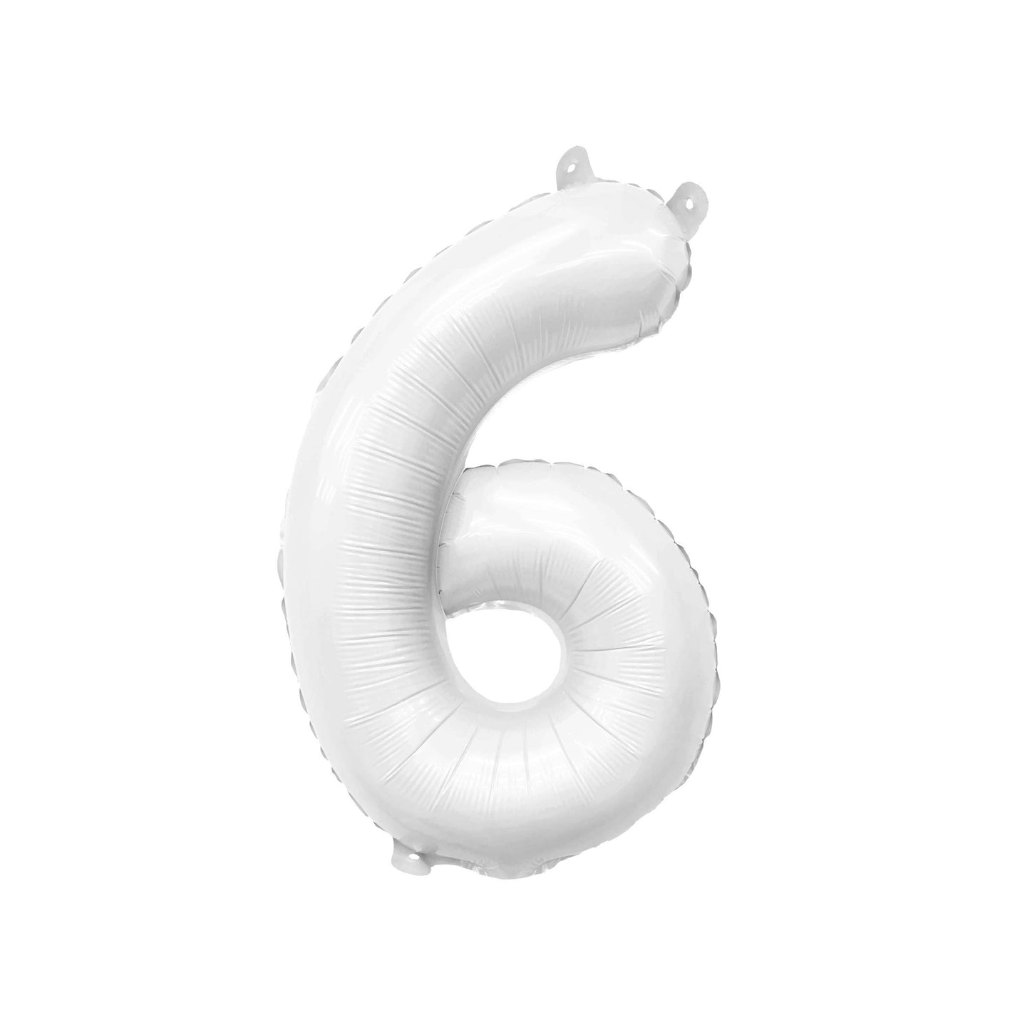 White Mylar Number Balloons (32 Inches)