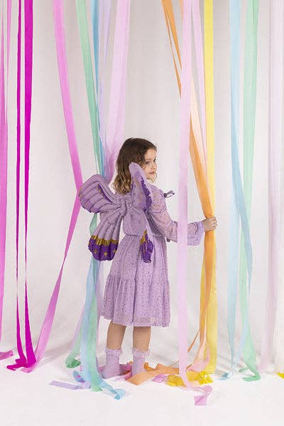 Butterfly Wings Foil Balloon - Matte Purple Wearable Accessory | 40x20 Inches: Purple