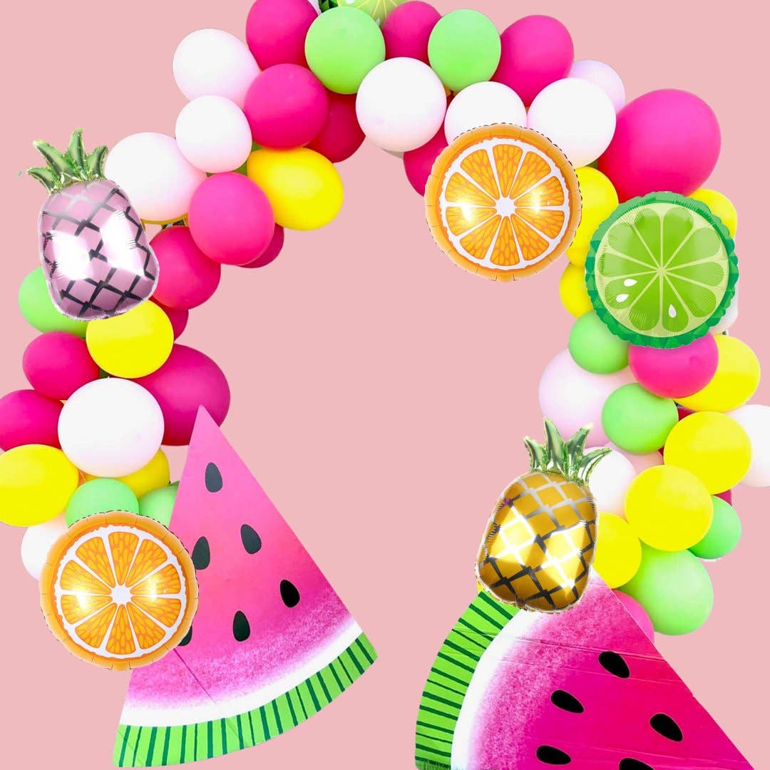 Tropical Pink Pineapple Mylar Foil Balloon (18 Inches)