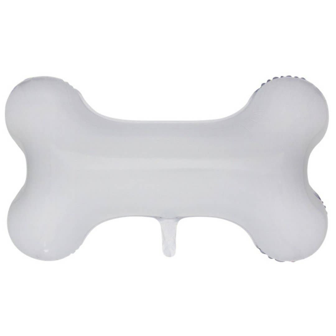 Giant White Dog Bone Mylar Balloon (29 Inches)