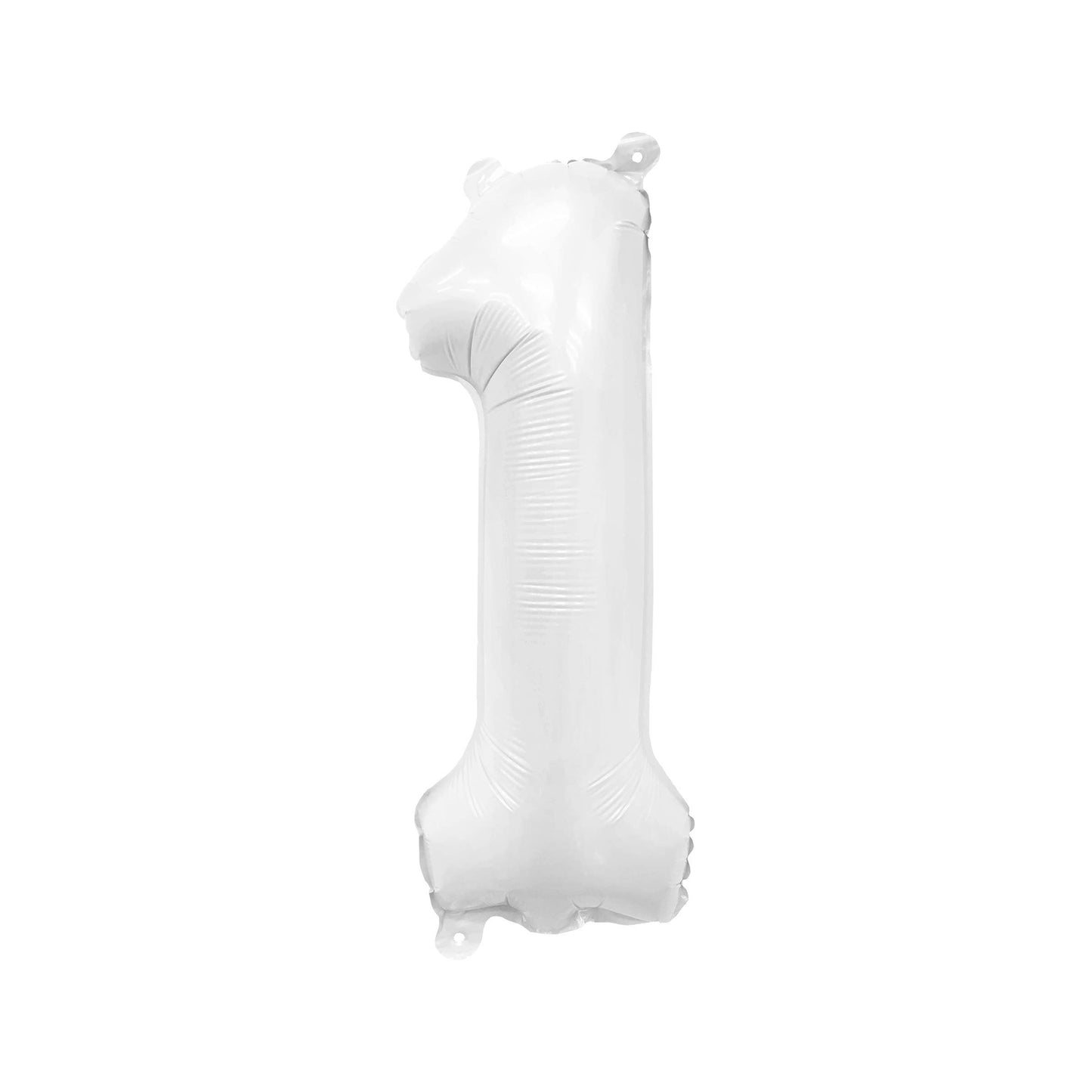 White Mylar Number Balloons (32 Inches)
