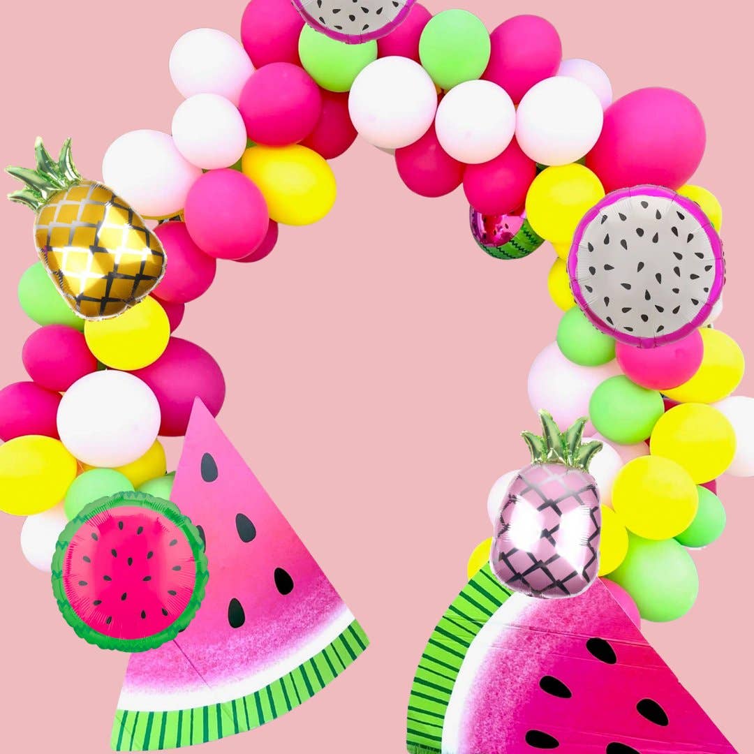 Tropical Pineapple Mylar Foil Balloon (Yellow - 18 Inches)