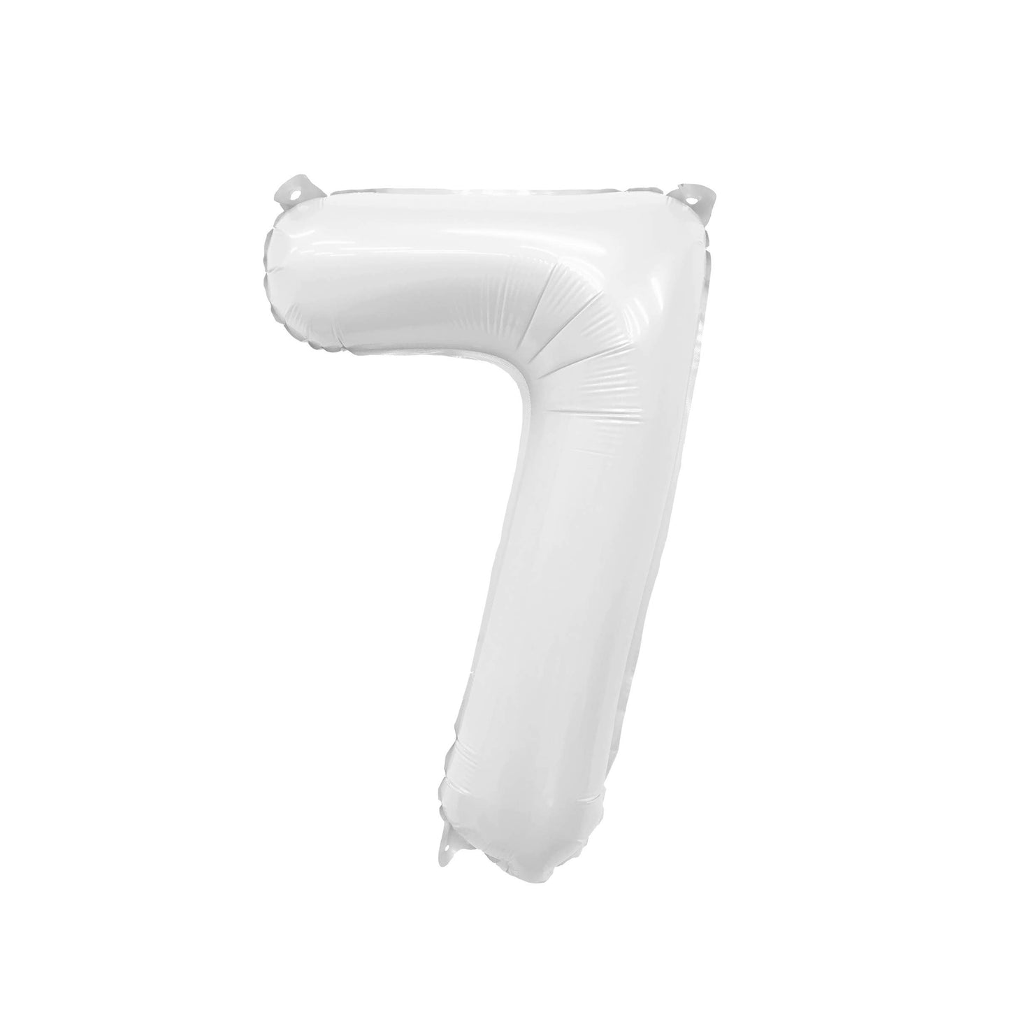 White Mylar Number Balloons (32 Inches)