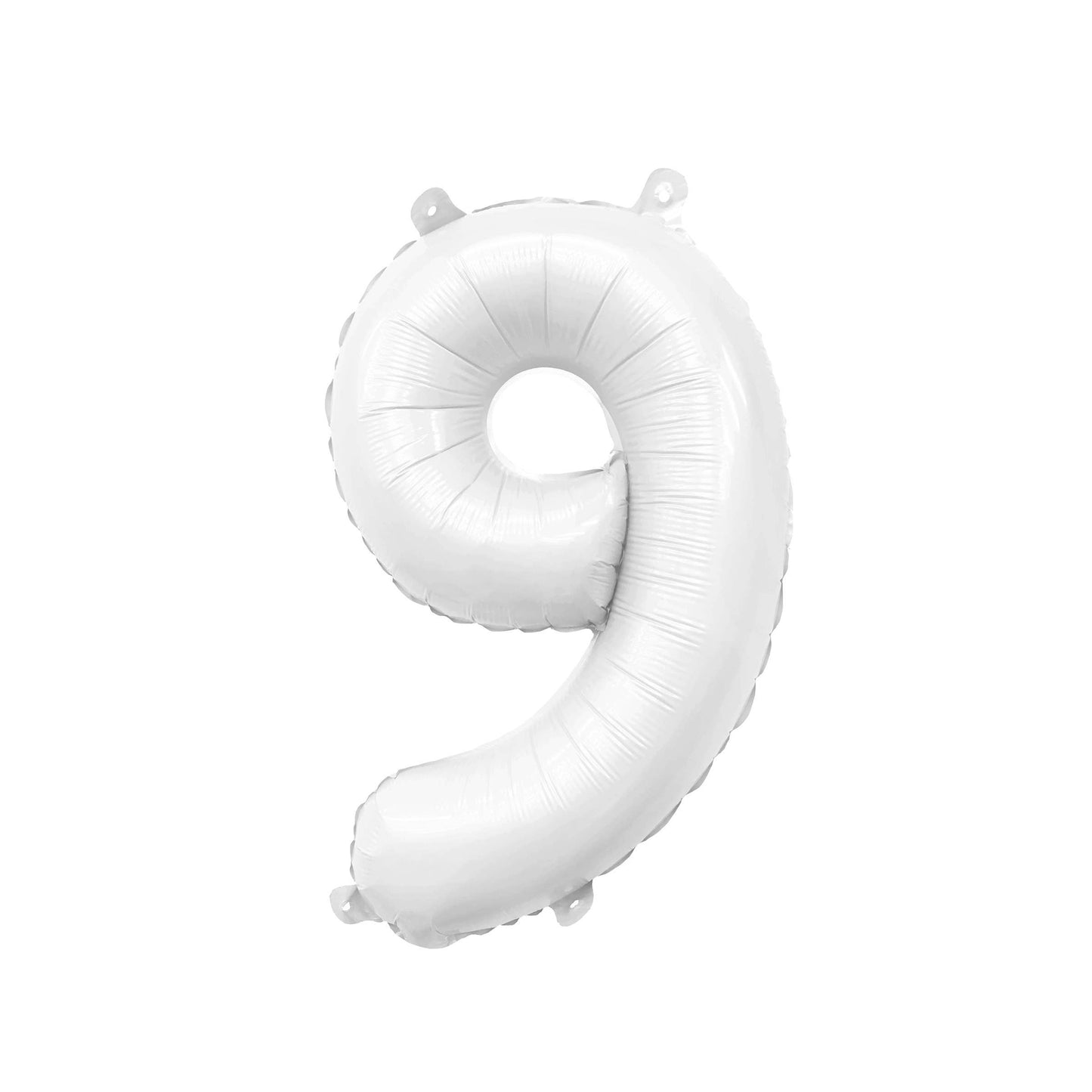White Mylar Number Balloons (32 Inches)