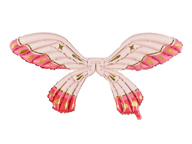 Butterfly Wings Foil Balloon - Matte Pink Wearable Accessory | 40x20 Inches: Pink
