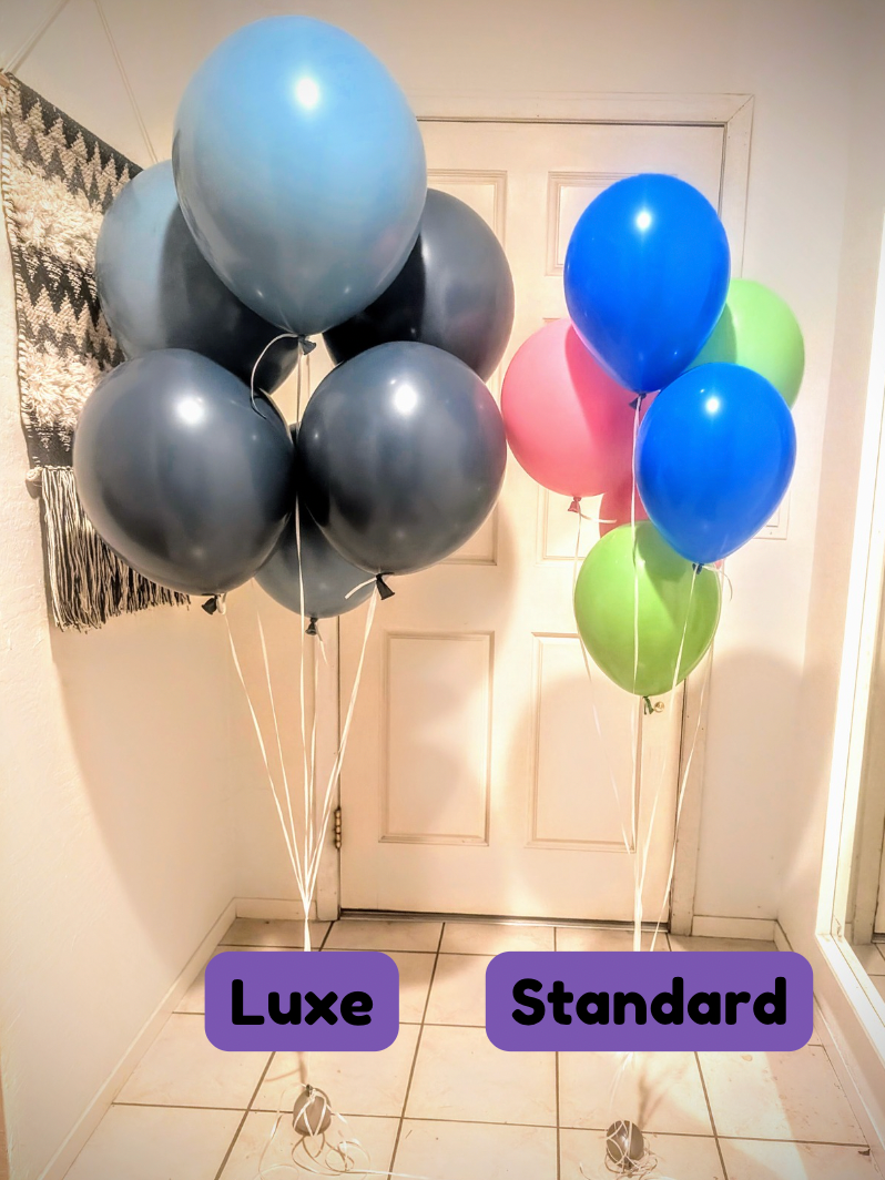 17" Luxe Latex Balloon Bouquets