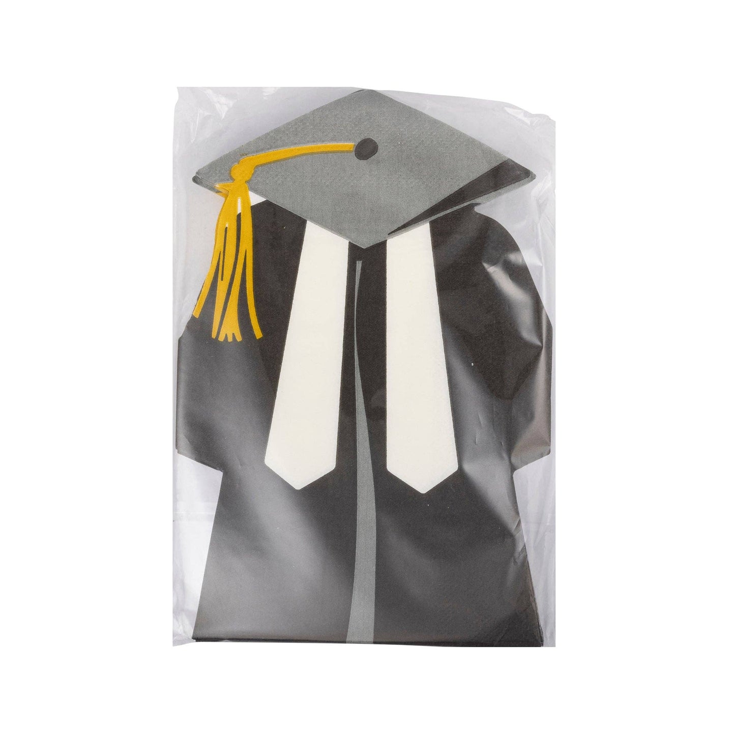 Cap and Gown Shaped Guest Napkin