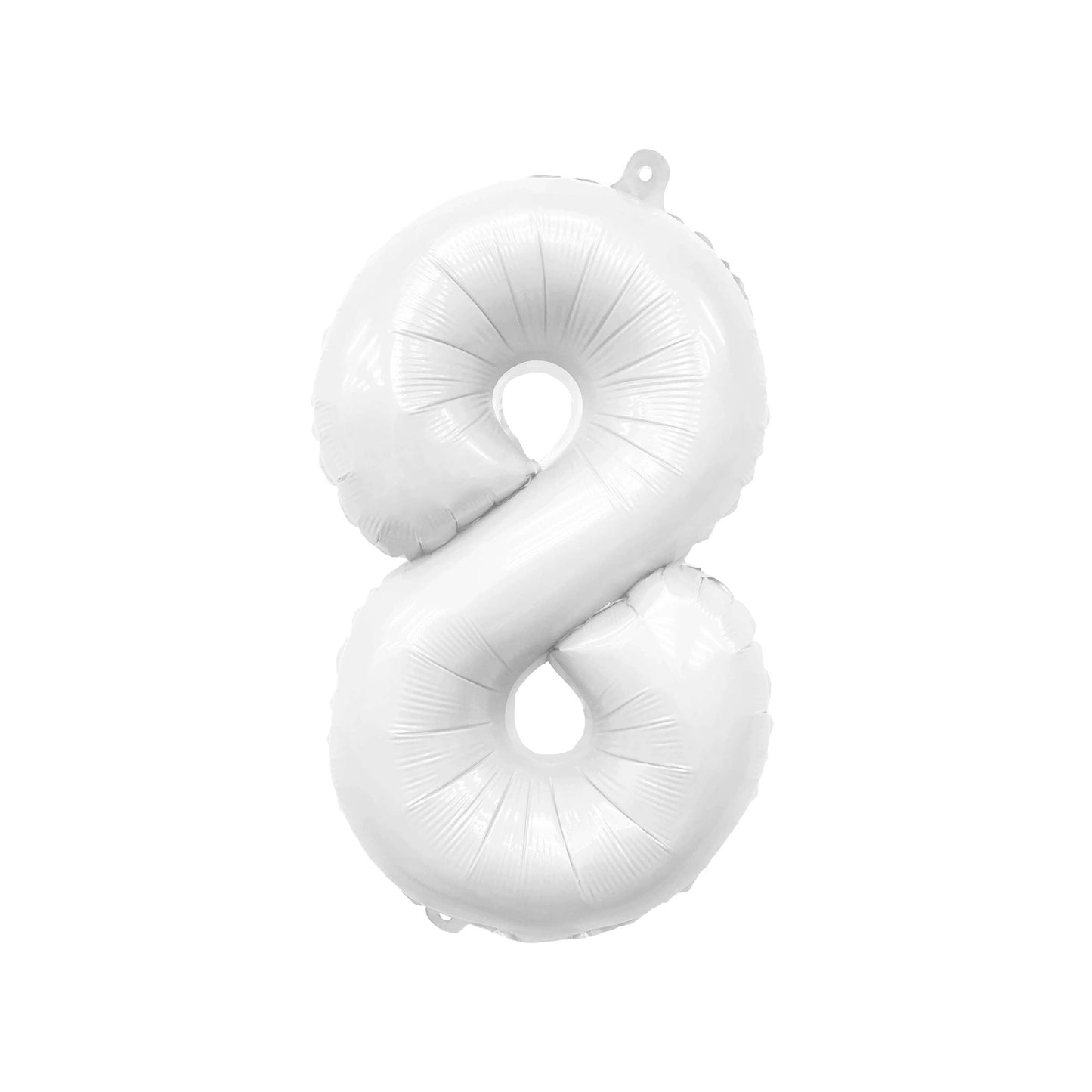 White Mylar Number Balloons (32 Inches)