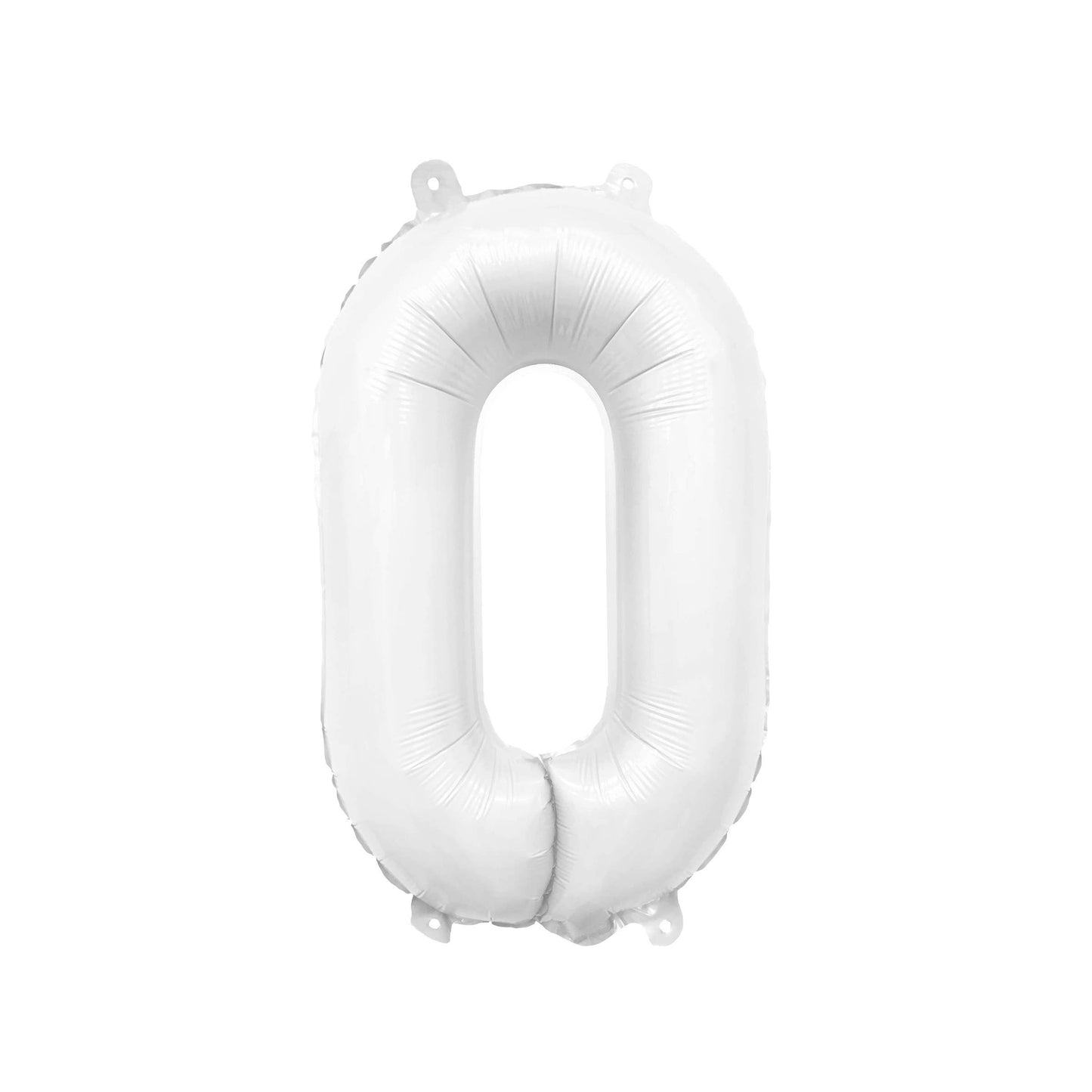 White Mylar Number Balloons (32 Inches)