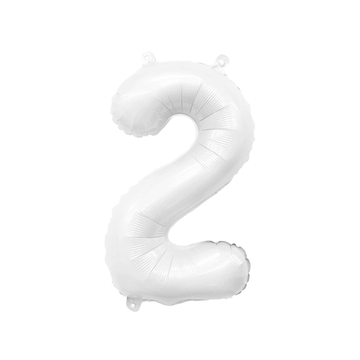 White Mylar Number Balloons (32 Inches)