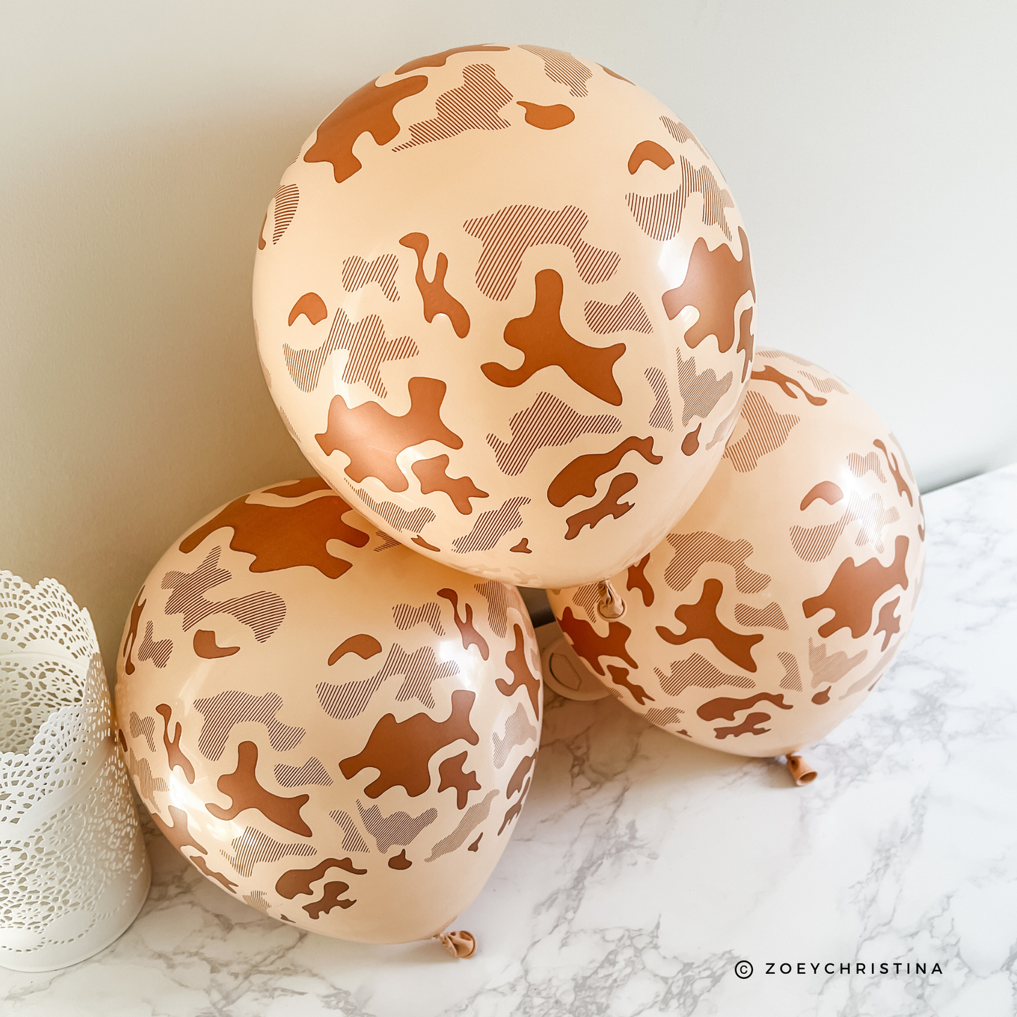 12 Inch Camo Latex Balloons -