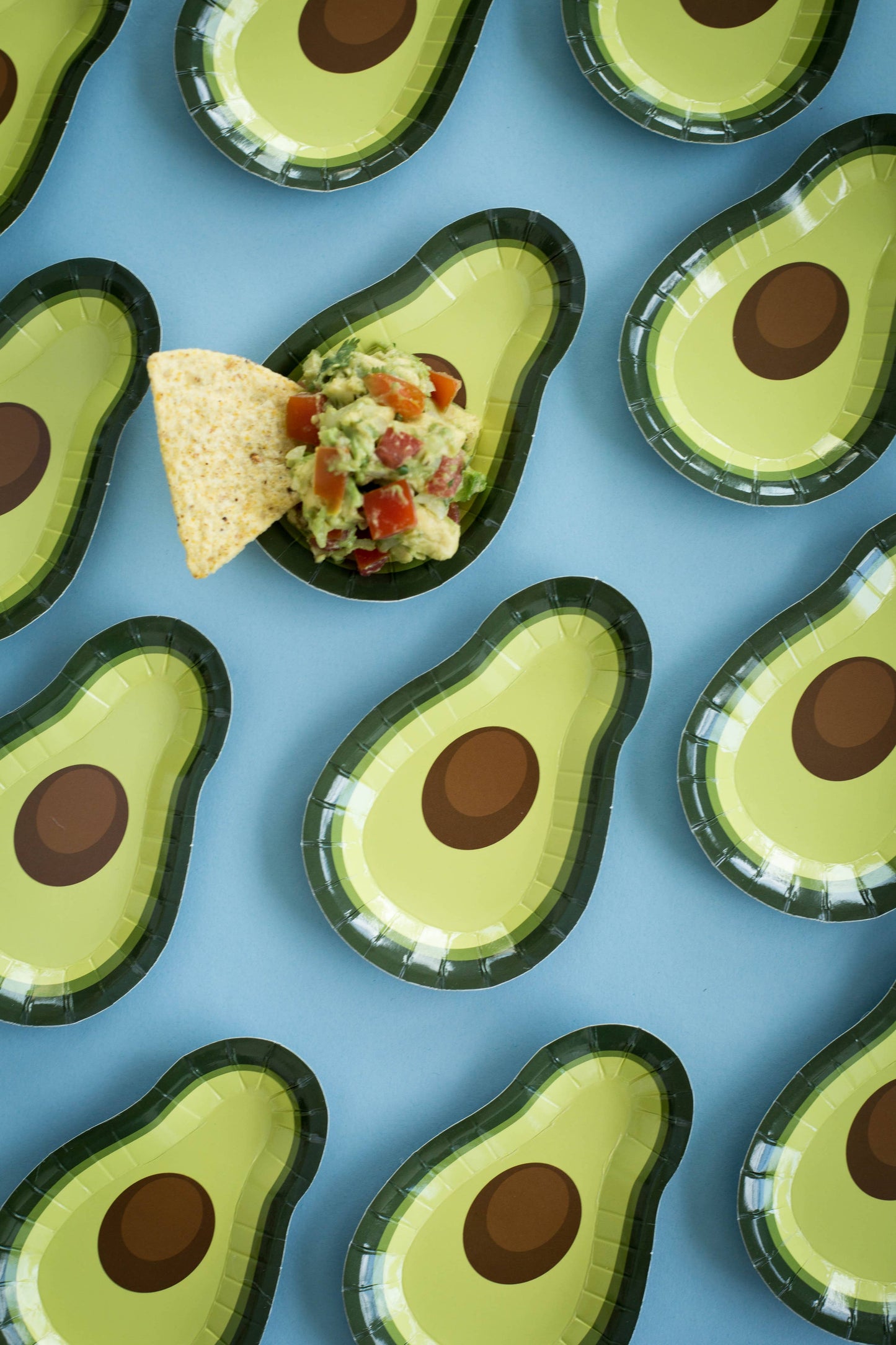 Avocado Canapé Plates - 8 Pk.