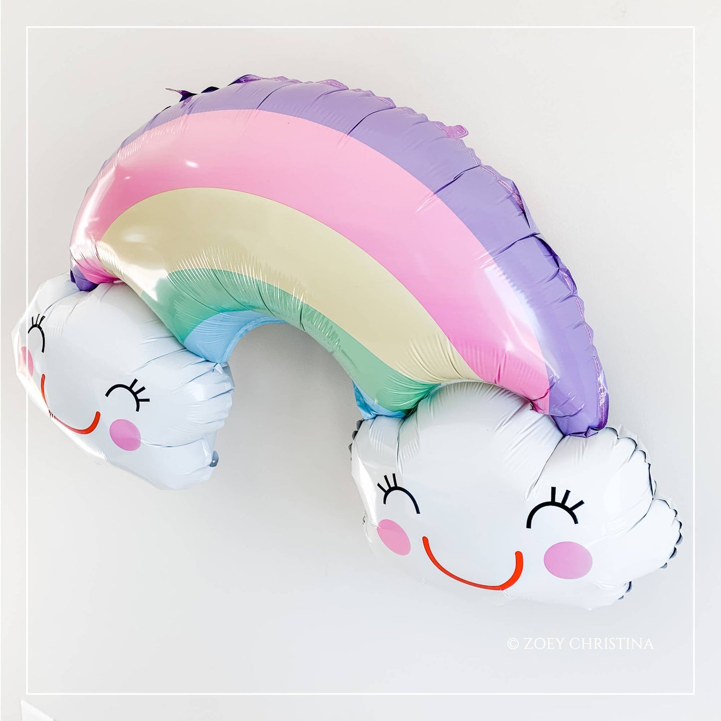 Pastel Rainbow Cloud Balloon