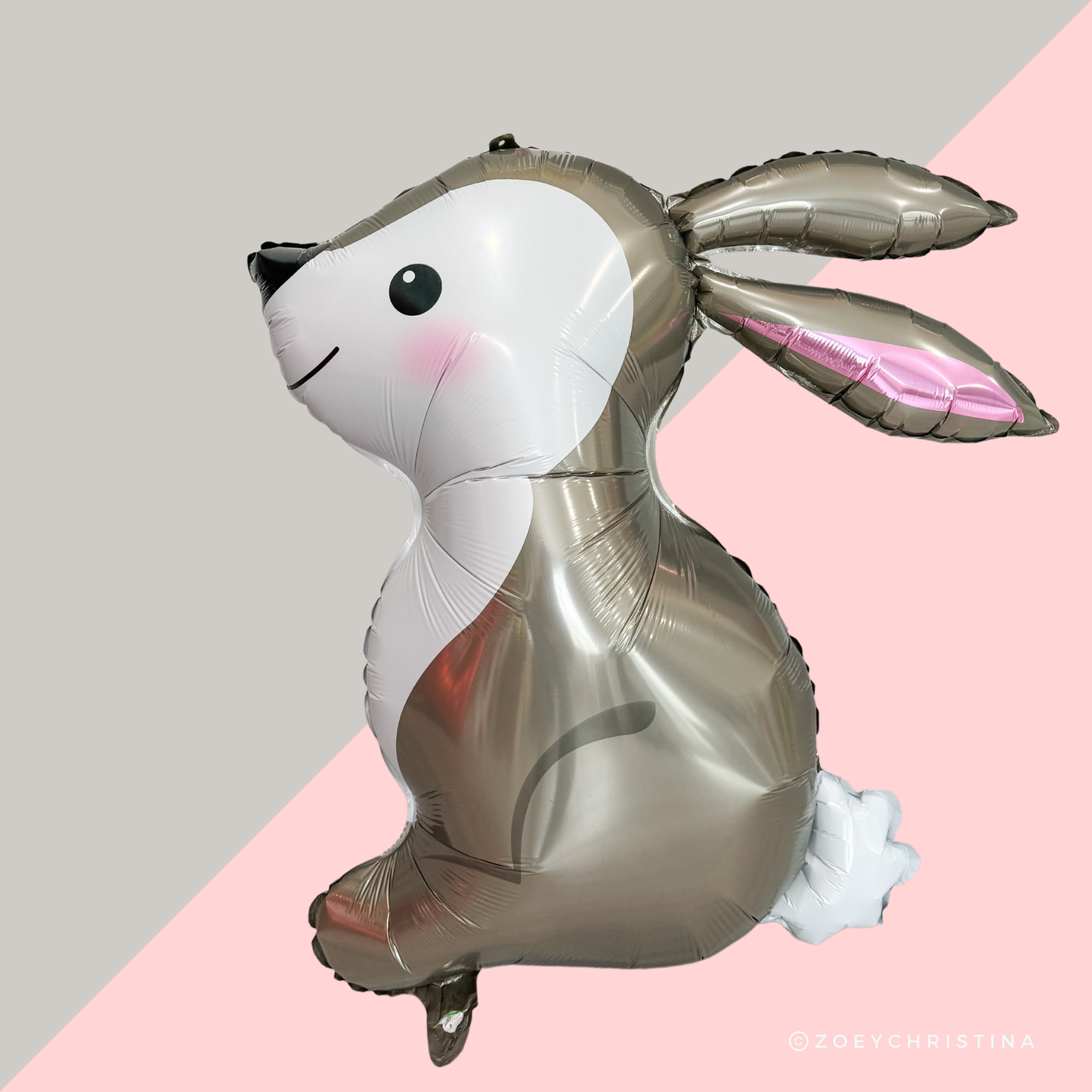 Spring Bunny Foil Balloon