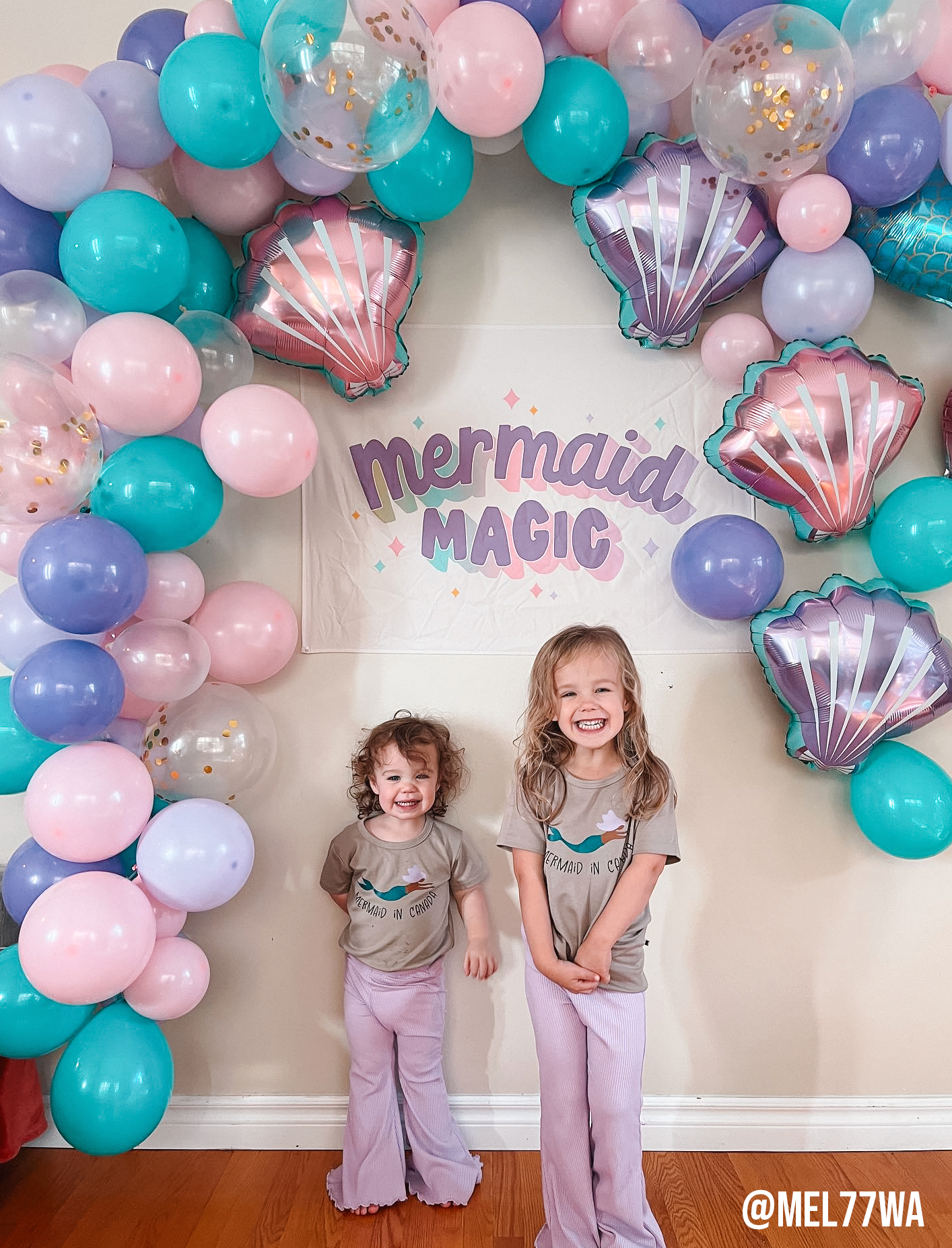 Mermaid Magic Banner - Girls Room/Party Wall Decor: Original 36x26"