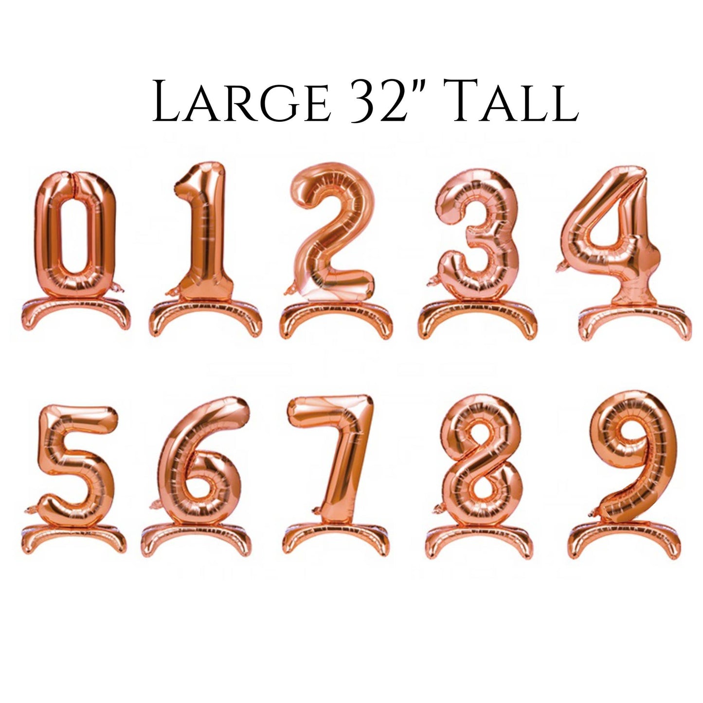 Standing Number Balloon - 32"