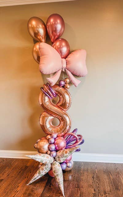 40 Inch Pink Bow Balloon