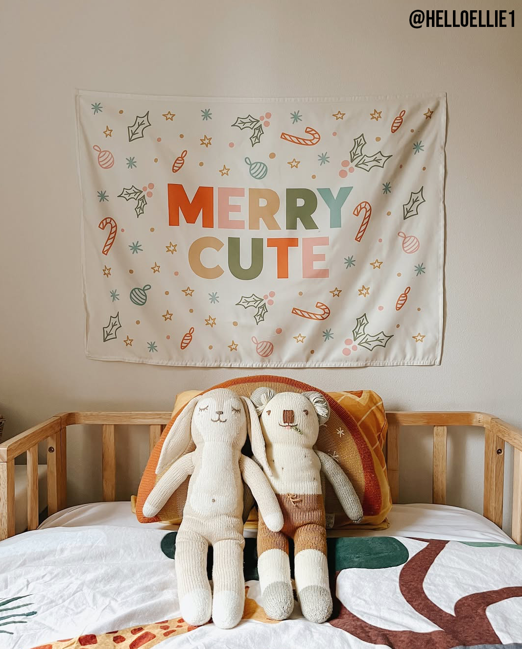 Merry Cute Banner - 36x26"