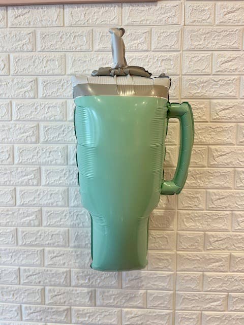 30 Inch Trendy Water Cup Balloon in Mint