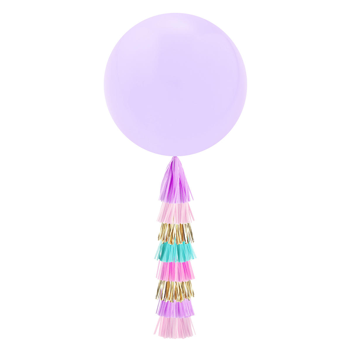 Jumbo Balloon & Tassel Tail - Unicorn