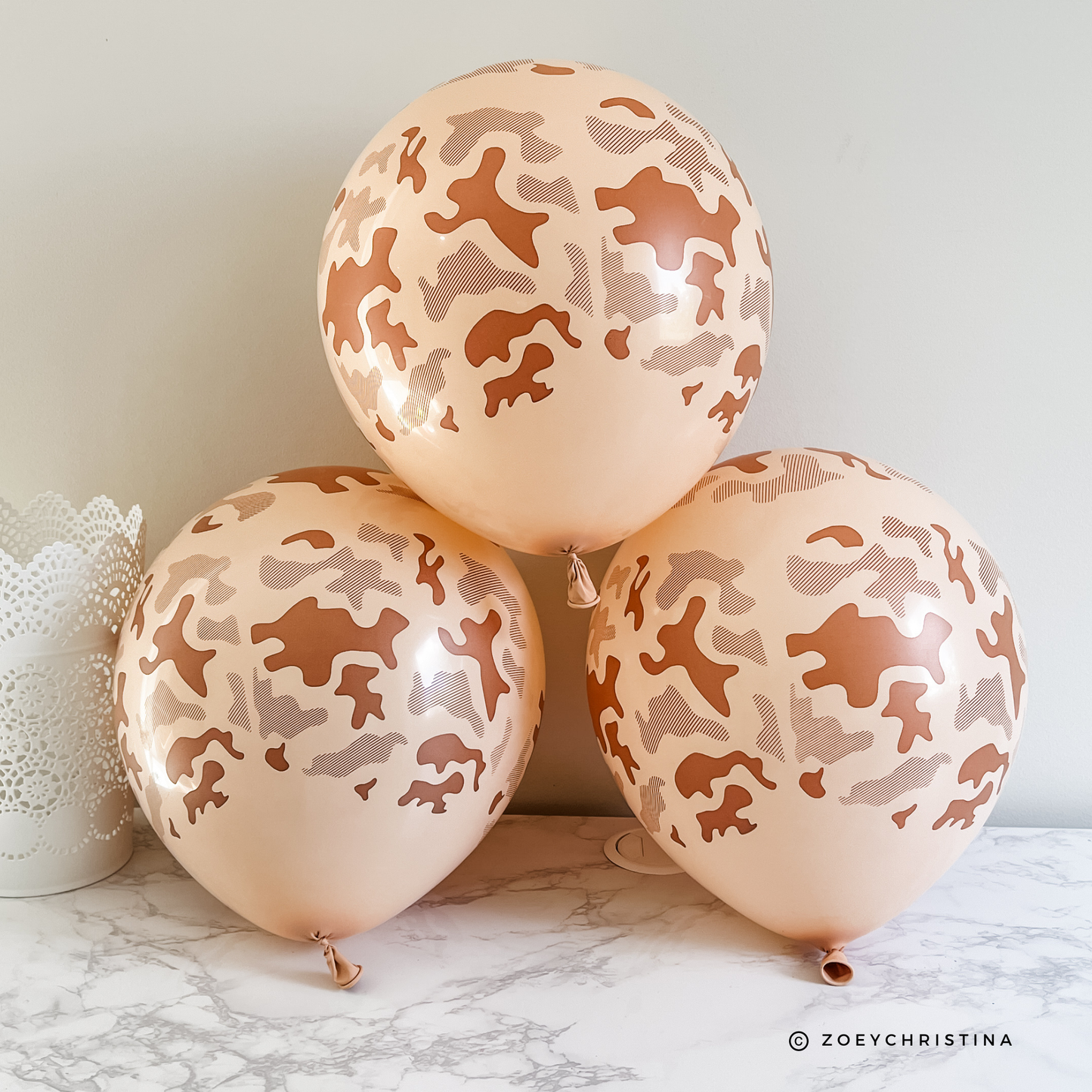 12 Inch Camo Latex Balloons -