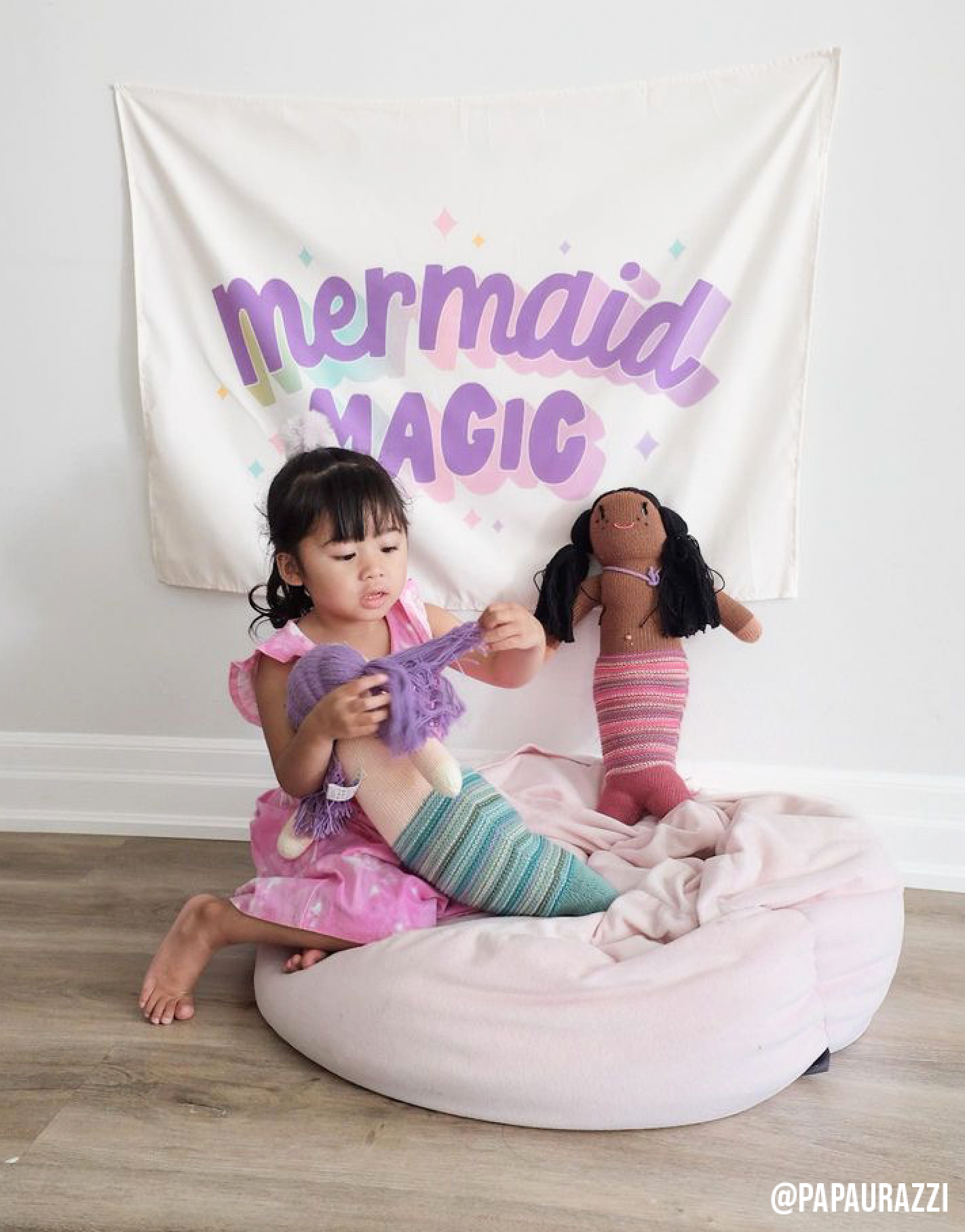 Mermaid Magic Banner - Girls Room/Party Wall Decor: Original 36x26"