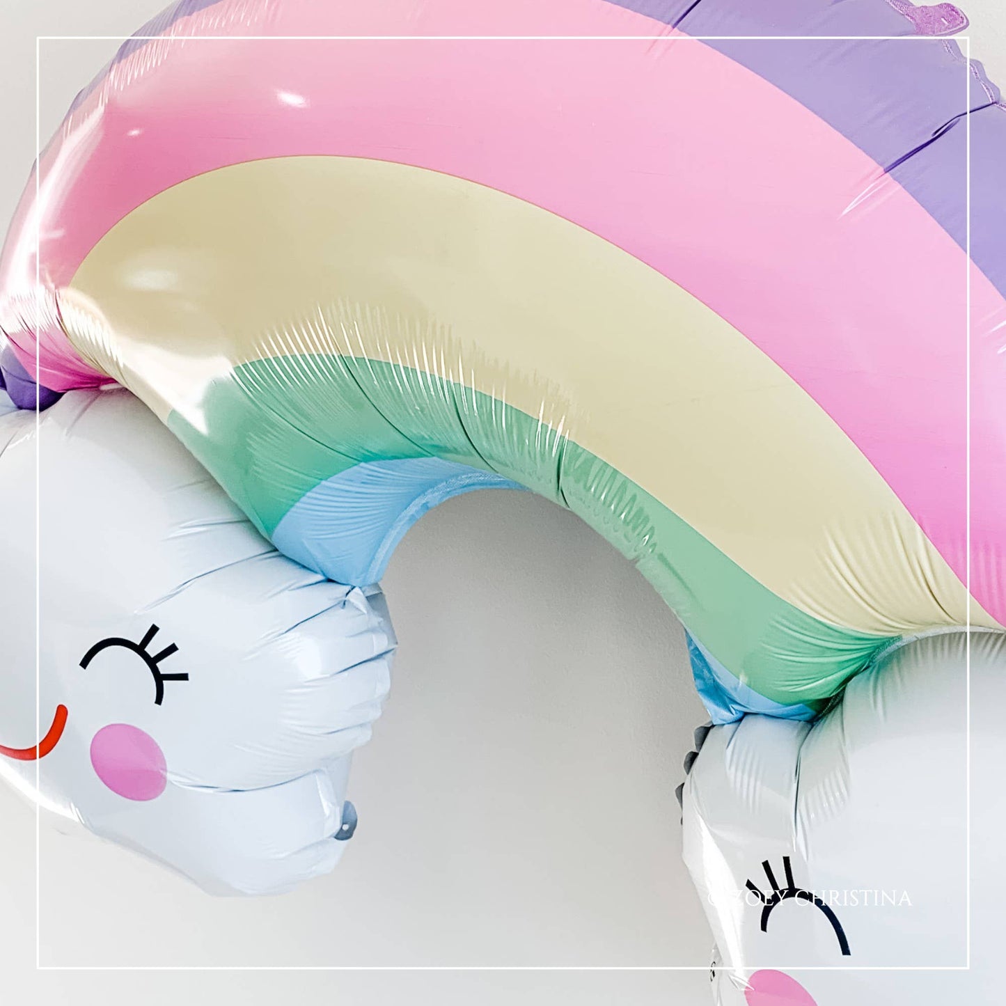 Pastel Rainbow Cloud Balloon