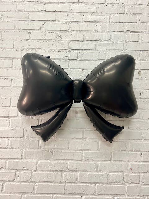 40 Inch Black Bow Balloon