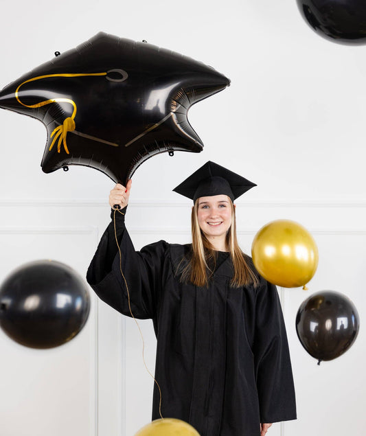 Grad Hat Mylar Balloon