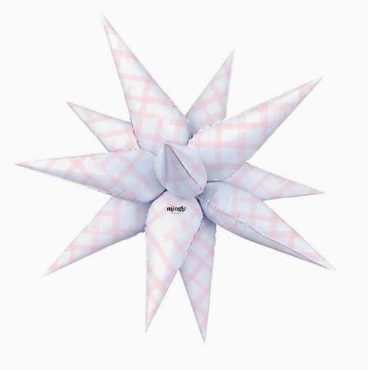 Pink Watercolor Starburst Balloon