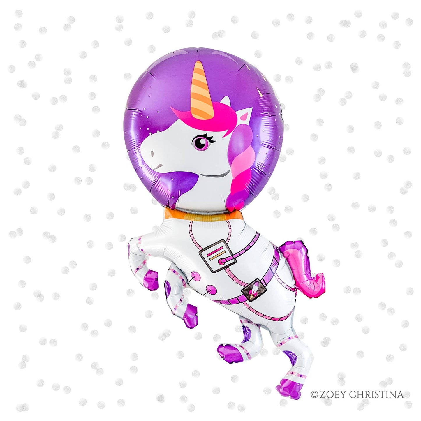 32" Unicorn Space-Themed Foil Balloon