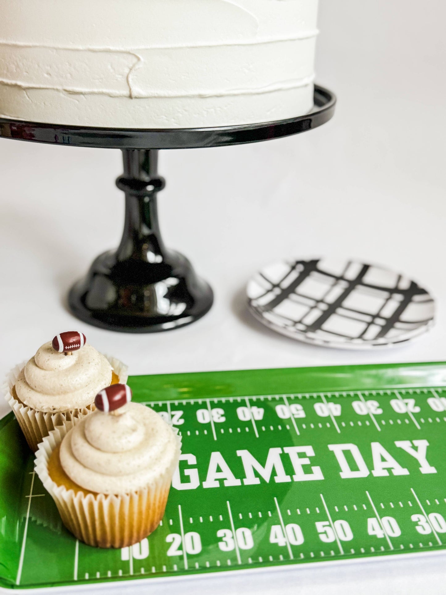 Black Melamine Cake Stand | Cupcake Stand | Dessert Display