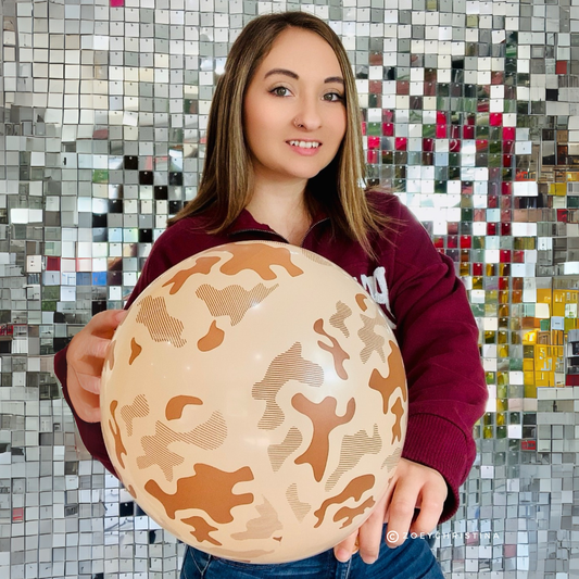 12 Inch Camo Latex Balloons -