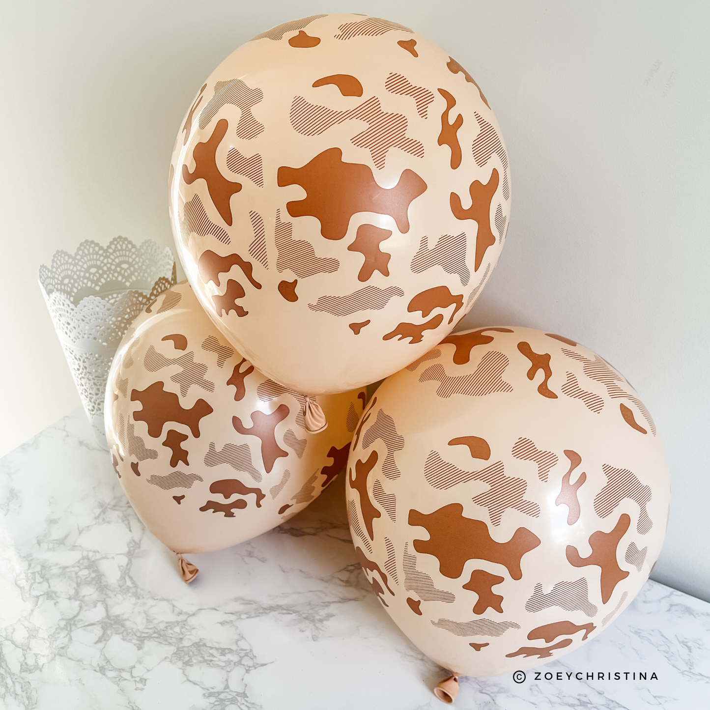 12 Inch Camo Latex Balloons -