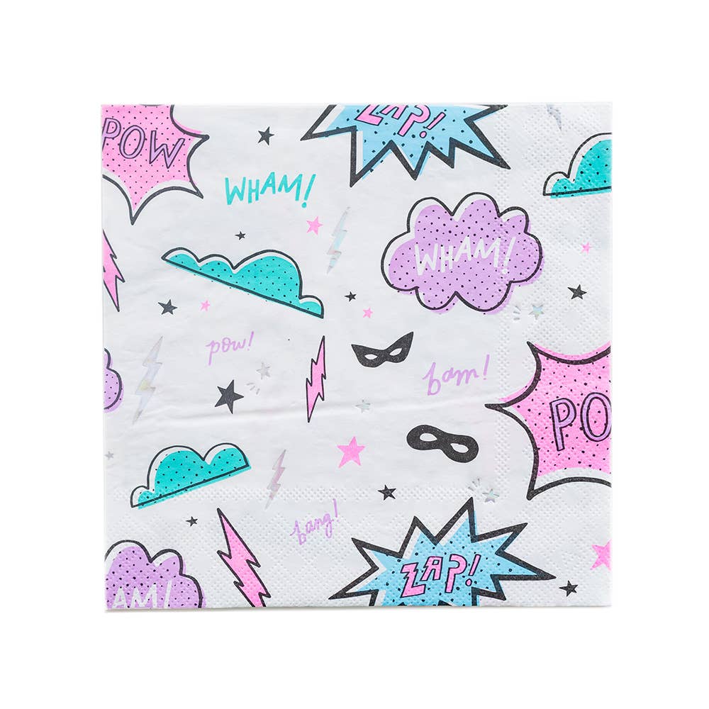 Girl Power Large Napkins - 16 Pk.