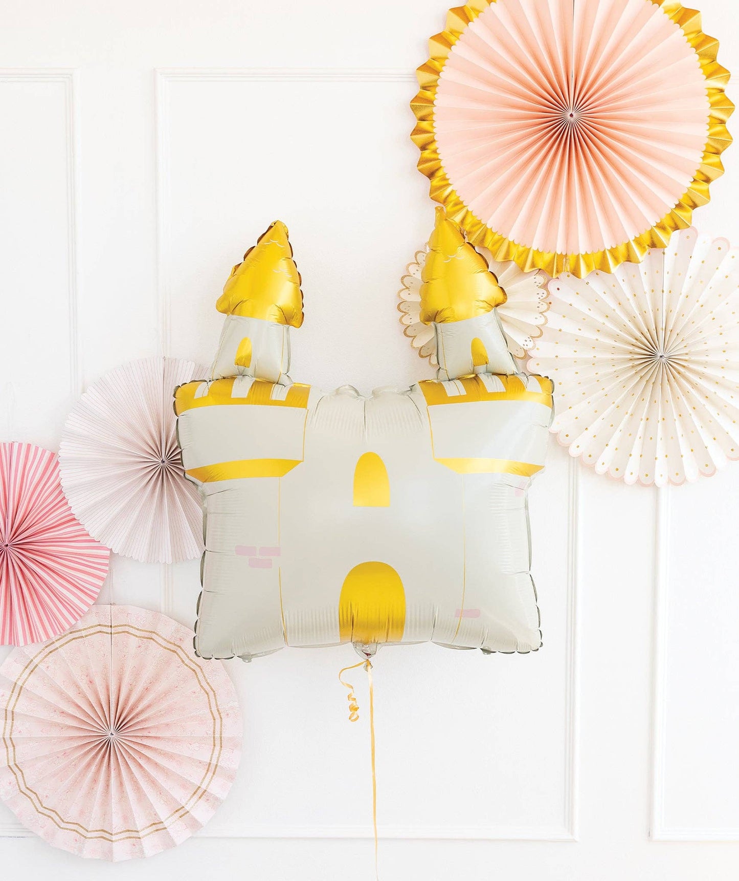 Princess Castle Shaped Mylar Balloon