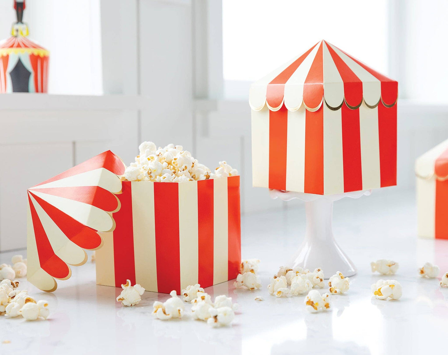 Carnival Tent Favor/Treat Boxes