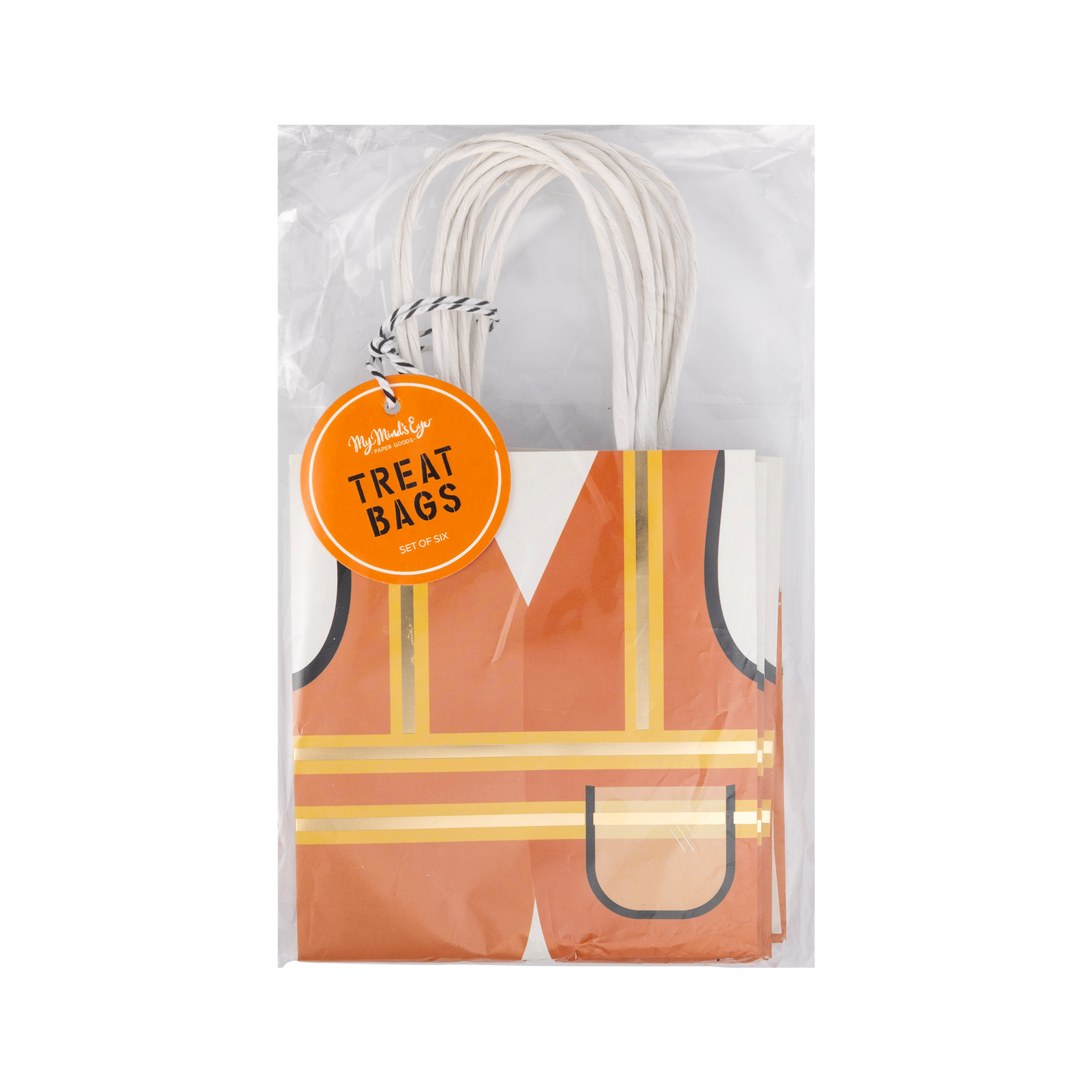 Construction Vest Treat Bag Set