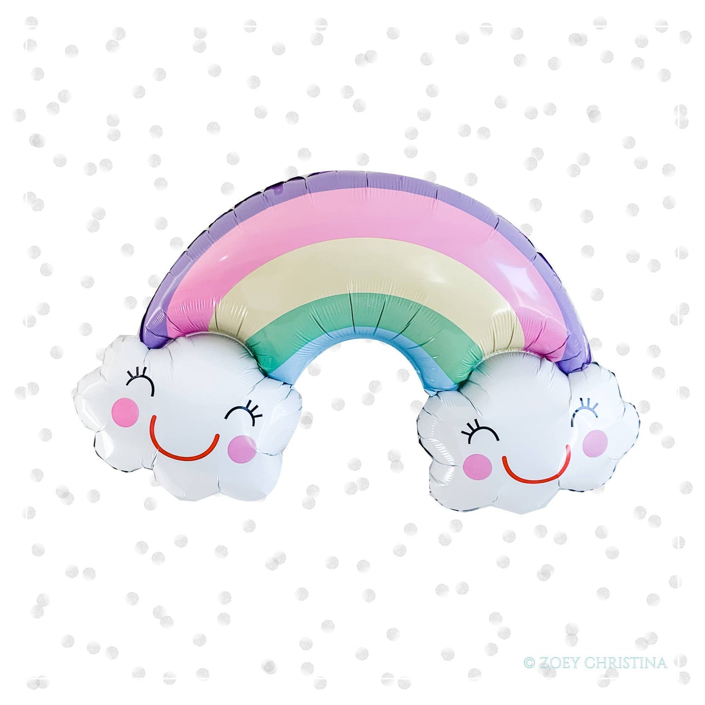 Pastel Rainbow Cloud Balloon