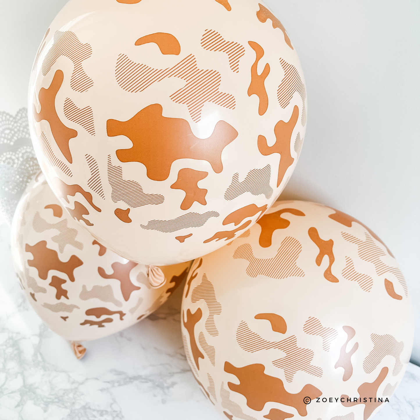 12 Inch Camo Latex Balloons -