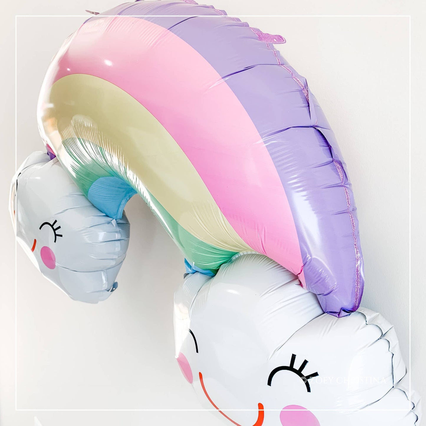 Pastel Rainbow Cloud Balloon